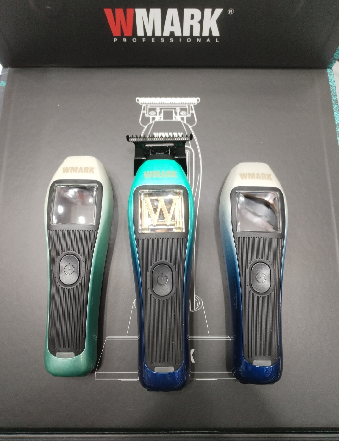 ماشین اصلاح خط زن وصفر زن  حرفه‌ای WMARK مدل NG-XT1 Polar